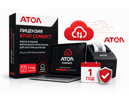 Лицензия на работу в режиме фискального регистратора для АТОЛ 91Ф. Платформа ККТ 2.5