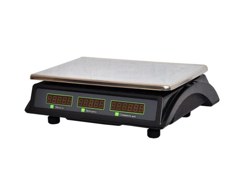 Весы торговые МЕХЭЛЕКТРОН-М ВР4900-15-2Д-ДБ 10 (LED, Темный)