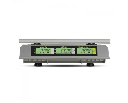 Весы торговые Mertech M-ER 326 AC-32.5 "Slim" (LCD, Белые)
