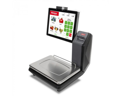 Весы с печатью этикеток Mertech M-ER 725 PM-15.2 "SELFPRINT" (15", VISION-AI, USB/Ethernet/WiFi)