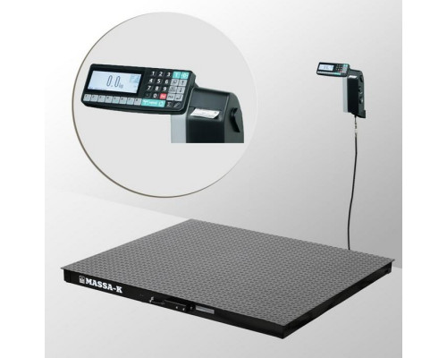 Весы платформенные с печатью этикеток Масса-К 4D-PM-20/15-3000-RL