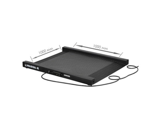 Весы платформенные с печатью этикеток Масса-К 4D-LM-10/10-1000-RL