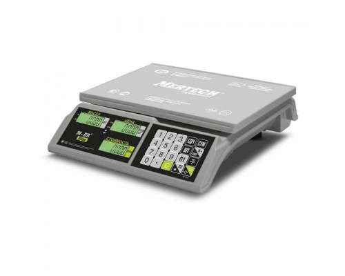 Весы торговые Mertech M-ER 326 AC-15.2 "Slim" (LCD, Белые, без АКБ)
