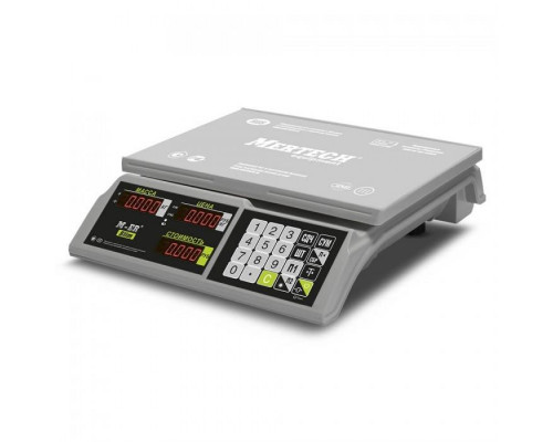 Весы торговые Mertech M-ER 326 AC-15.2 "Slim" (LED, Белые, без АКБ)