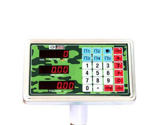Весы напольные торговые МИДЛ МП 600 МЖА Ф-3 (100/200; 600х800) "Красная армия"