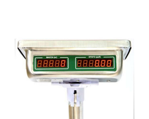 Весы напольные торговые МИДЛ МП 600 МЖА Ф-3 (100/200; 600х800; нерж.) "Красная армия"