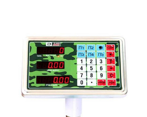 Весы напольные торговые МИДЛ МП 150 МДА Ф-3 (20/50; 300х400; нерж.) "Красная армия"