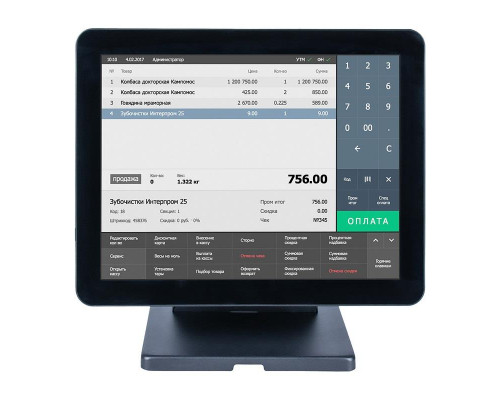 Сенсорный терминал 15" POSCenter Atlas (J4125, 8/128Gb, MSR, WinIoT)